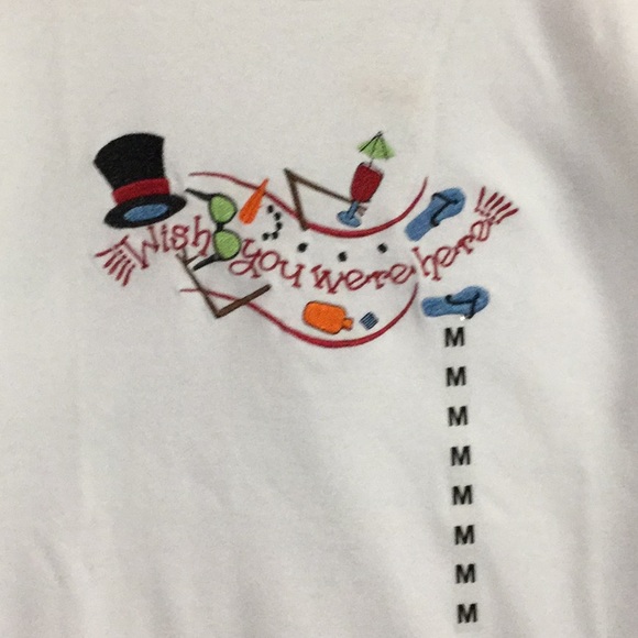 Wish you were here Holiday Long Sleeve T-Shirt - Picture 2 of 4